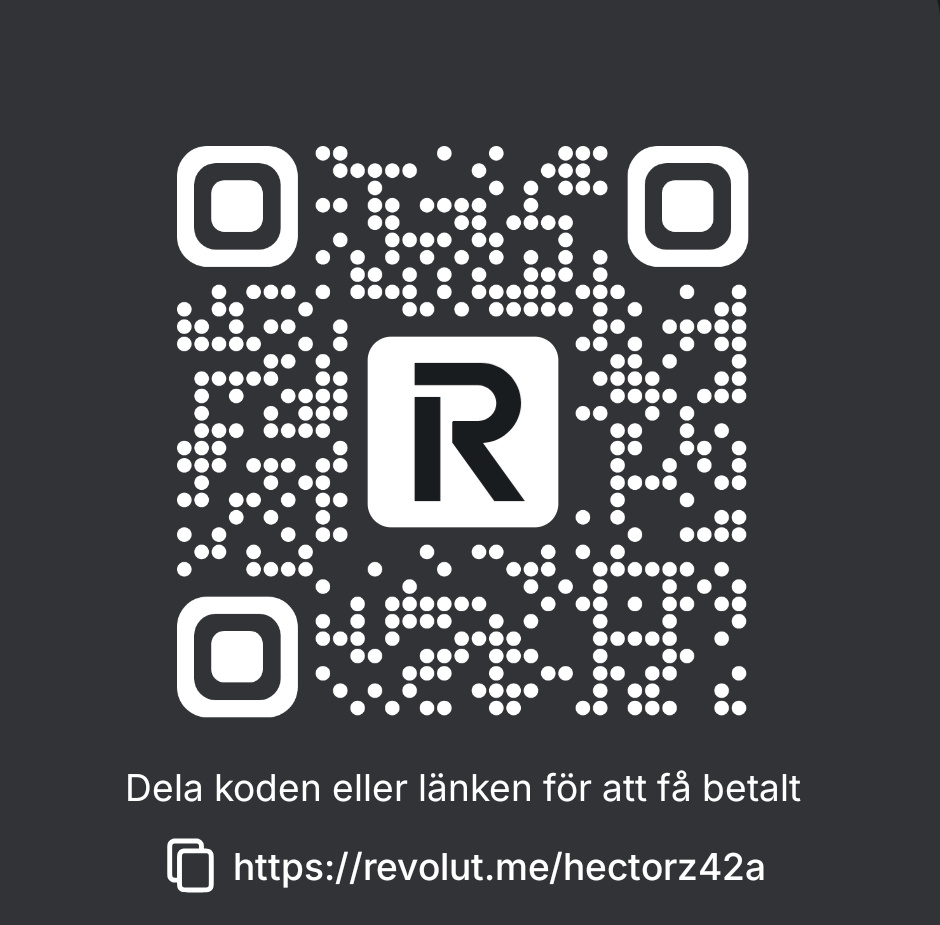 Revolut QR code for sponsoring Tap The Dice